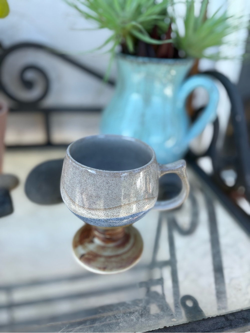 Art Pottery Mug Cottage Core